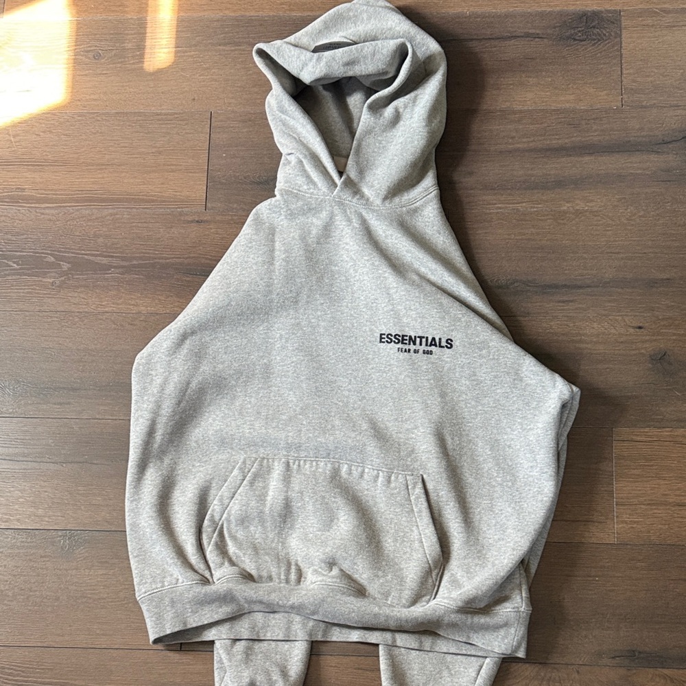 Essentials Light Gray Hoodie